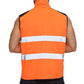 TanxWear Hi-Vis Body Warmer – Reflective, Fleece-Lined Safety Gilet with Utility Pockets