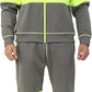 TanxWear Hi-Vis Grey Tracksuit for Men – Reflective, Lightweight Safety Workwear Set