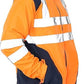 TanxWear Hi-Vis Waterproof Rain Jacket for Men – Reflective, Lightweight & Hooded Safety Workwear