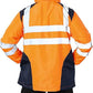 TanxWear Hi-Vis Waterproof Rain Jacket for Men – Reflective, Lightweight & Hooded Safety Workwear
