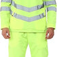 TanxWear Hi-Vis Waterproof Rain Tracksuit for Men – Reflective Safety Rainsuit with Hood