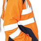 TanxWear Hi-Vis Waterproof Rain Jacket for Men – Reflective, Lightweight & Hooded Safety Workwear