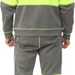 TanxWear Hi-Vis Grey Tracksuit for Men – Reflective, Lightweight Safety Workwear Set