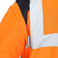 TanxWear Hi-Vis Waterproof Rain Jacket for Men – Reflective, Lightweight & Hooded Safety Workwear