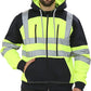 TanxWear Hi-Vis Fleece Hoodie with Tablet Pocket – Reflective, Safety Workwear