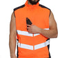 TanxWear Hi-Vis Body Warmer – Reflective, Fleece-Lined Safety Gilet with Utility Pockets