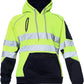 TanxWear Hi-Vis Fleece Safety Hoodie – Reflective, Warm & Multi-Pocket Workwear