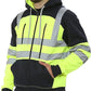 TanxWear Hi-Vis Fleece Hoodie with Tablet Pocket – Reflective, Safety Workwear