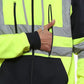 TanxWear Hi-Vis Fleece Hoodie with Tablet Pocket – Reflective, Safety Workwear