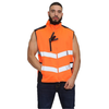 TanxWear Hi-Vis Body Warmer – Reflective, Fleece-Lined Safety Gilet with Utility Pockets